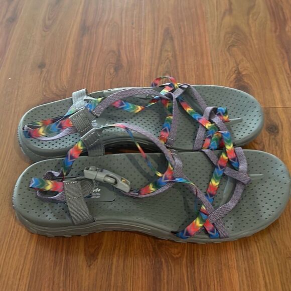 Sketchers multicolor sandals hiking sandals size 9 - Picture 6 of 7